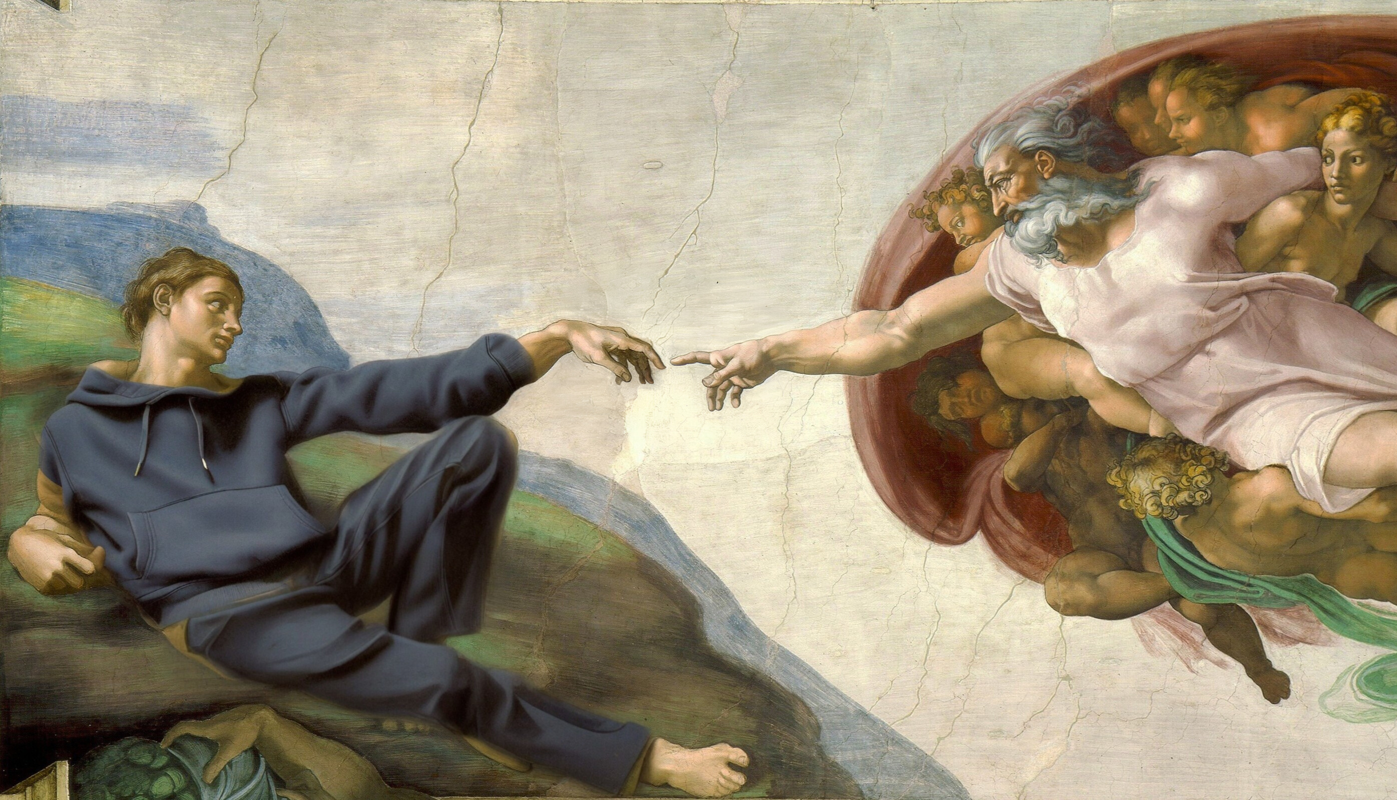 Abstract artistic background with warm tones